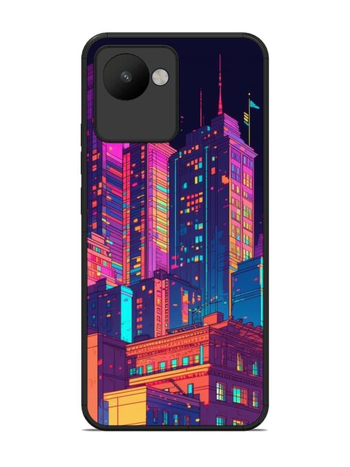 City View Glossy Metal Phone Cover for Realme C30 Zapvi