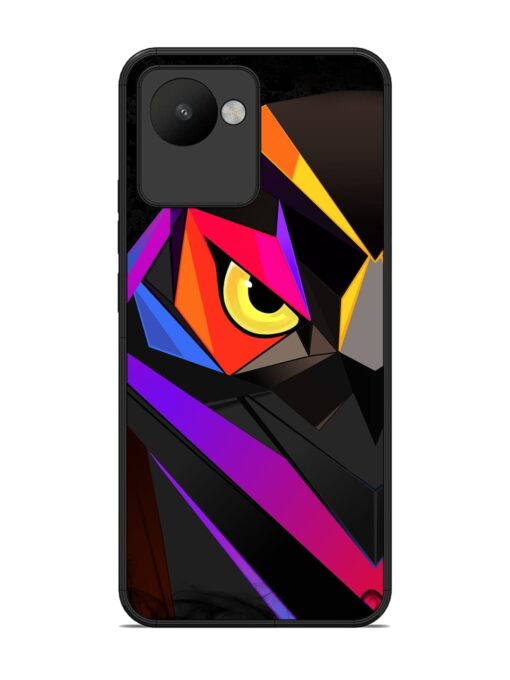 Wpap Owl Glossy Metal Phone Cover for Realme C30