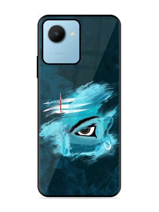 Lord Shiva Glossy Metal Phone Cover for Realme C30S