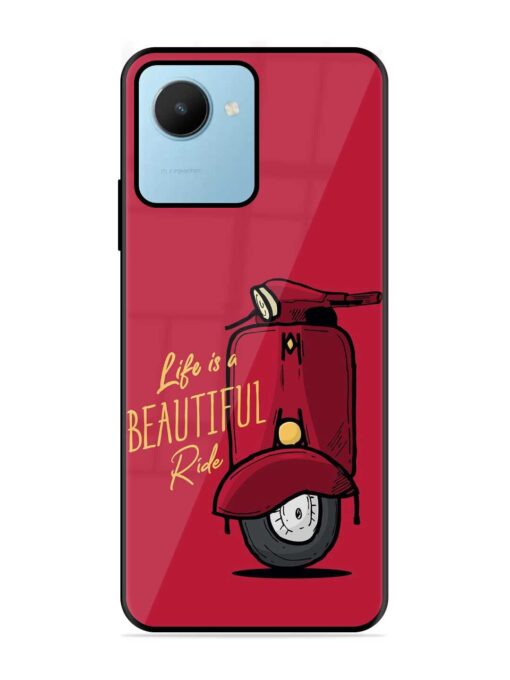 Life Is Beautiful Rides Glossy Metal Phone Cover for Realme C30S