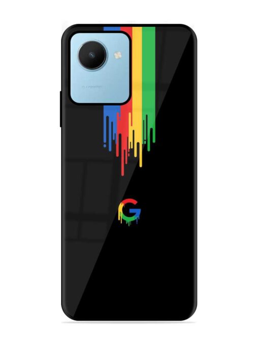 Google Logo Glossy Metal Phone Cover for Realme C30S