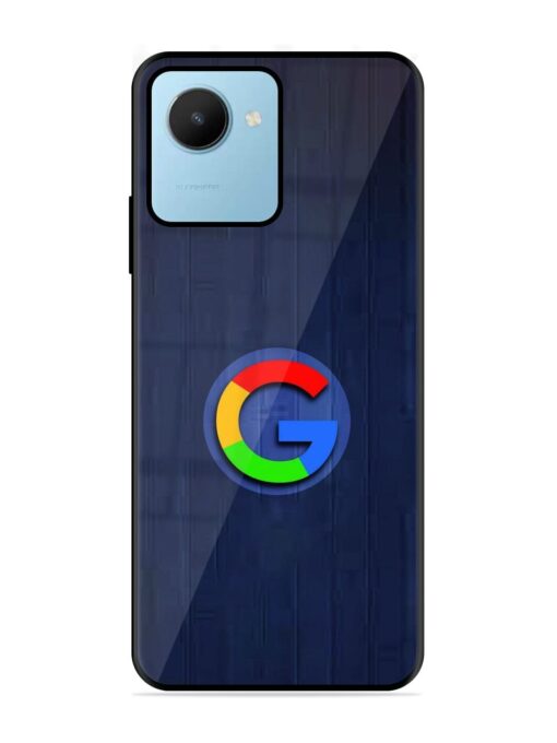 Google Logo Printed Glossy Metal TPU Phone Cover for Realme C30S