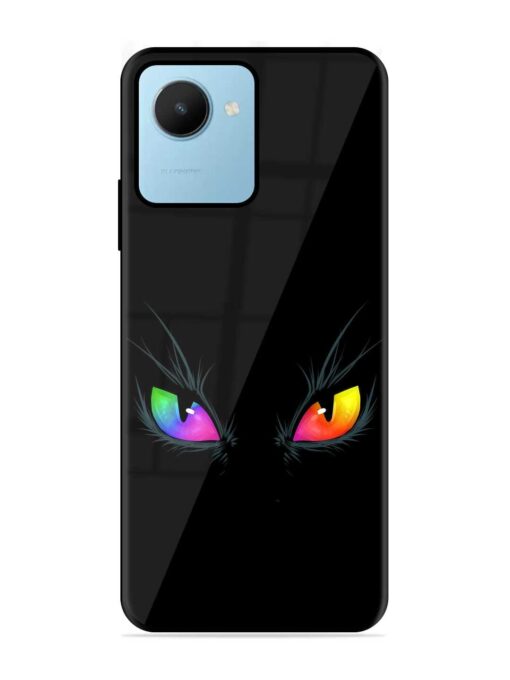 Cat Eyes Glossy Metal Phone Cover for Realme C30S