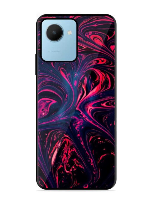 Abstract Background Glossy Metal Phone Cover for Realme C30S Zapvi