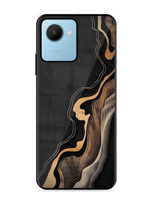 Abstract Art Glossy Metal TPU Phone Cover for Realme C30S Zapvi