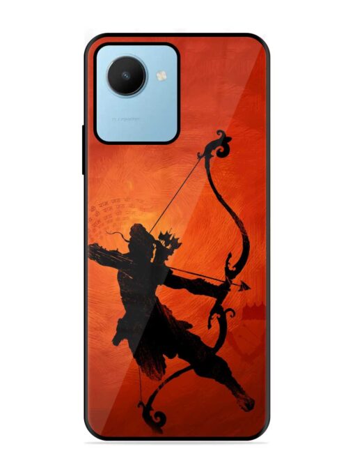 Illustration Lord Rama Glossy Metal Phone Cover for Realme C30S