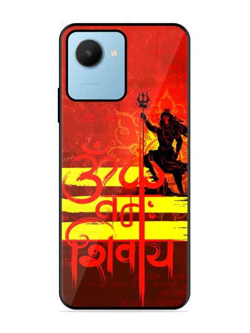 Illustration Lord Shiva Glossy Metal TPU Phone Cover for Realme C30S