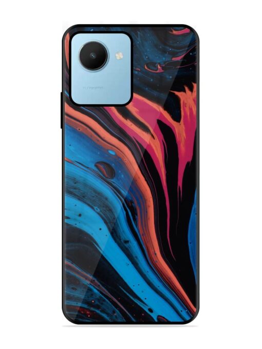 Liquefied Art Glossy Metal TPU Phone Cover for Realme C30S Zapvi