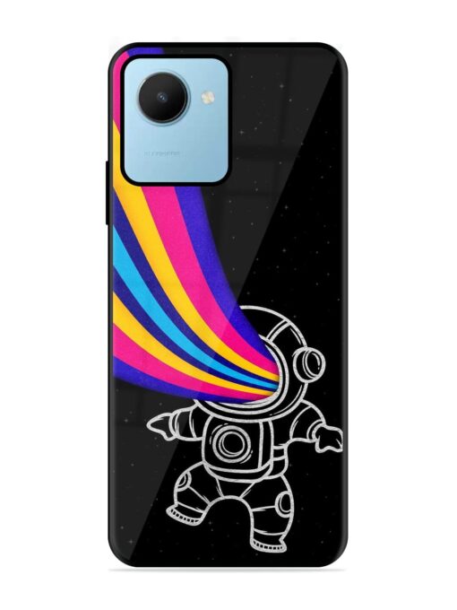 Astronaut Glossy Metal TPU Phone Cover for Realme C30S