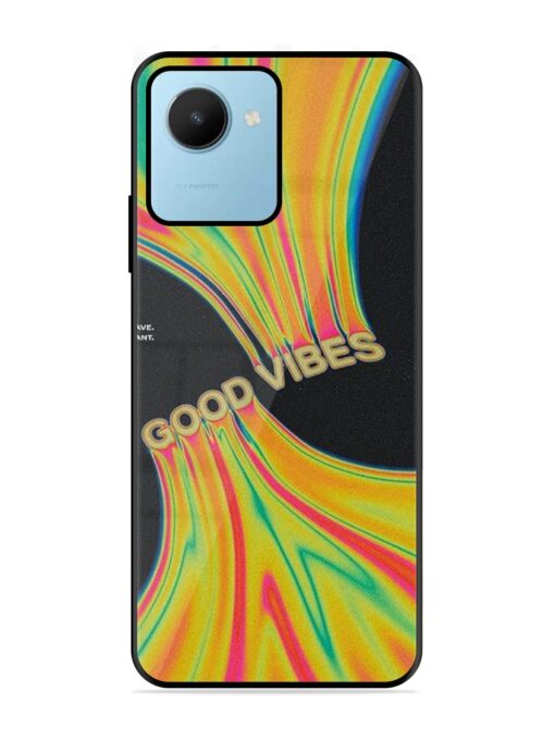 Good Vibes Glossy Metal Phone Cover for Realme C30S