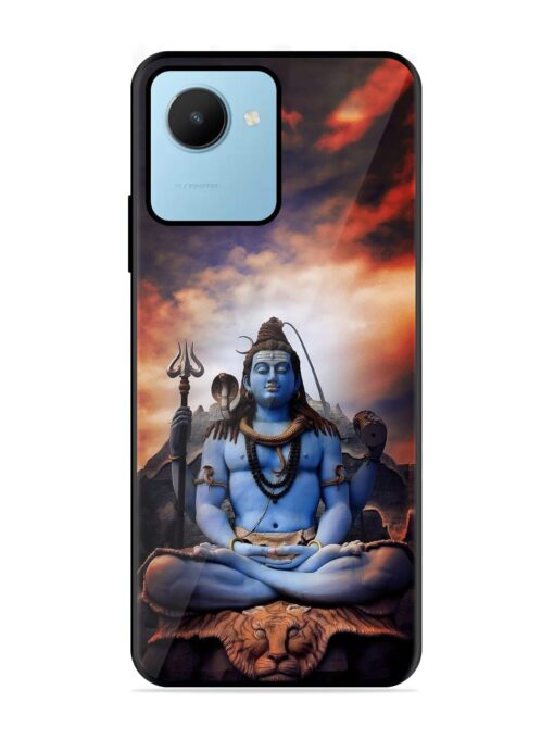 Jai Jai Shiv Glossy Metal Phone Cover for Realme C30S