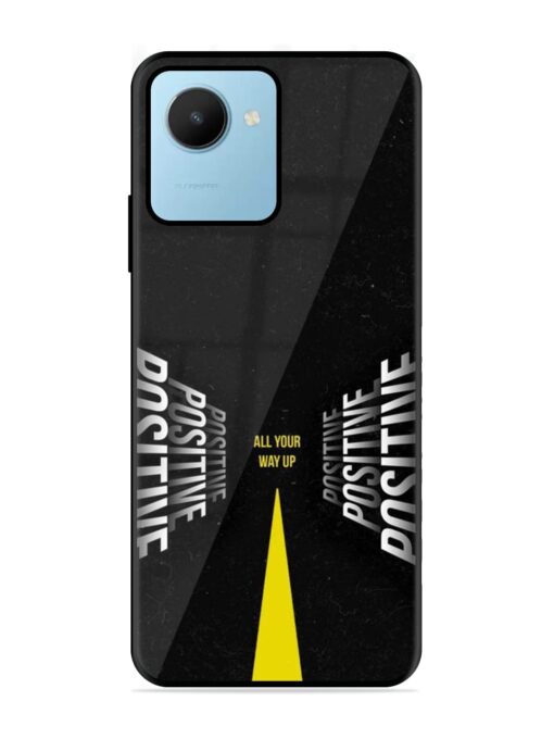 All Your Way Up Positive Glossy Metal Phone Cover for Realme C30S