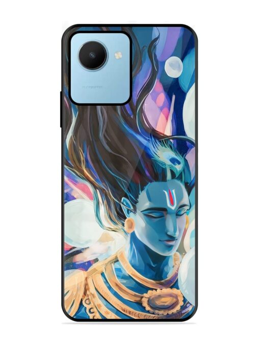 Bhagwan Sri Krishna Glossy Metal Phone Cover for Realme C30S