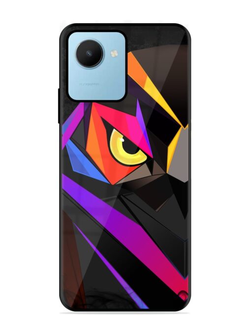 Wpap Owl Glossy Metal Phone Cover for Realme C30S Zapvi