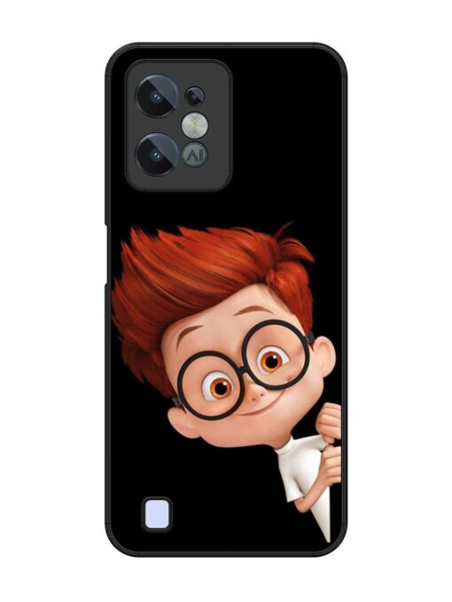 Smart Boy Cartoon Glossy Metal Phone Cover for Realme C31