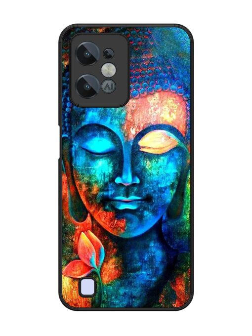 Buddha Painting Glossy Metal Phone Cover for Realme C31