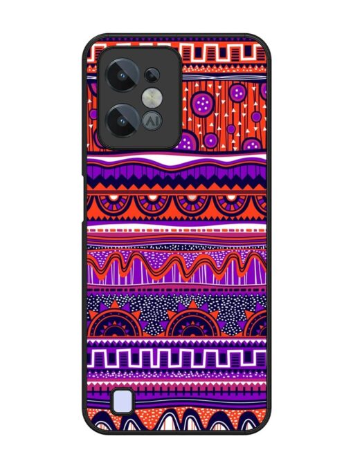 Ethnic Seamless Pattern Glossy Metal TPU Phone Cover for Realme C31 Zapvi