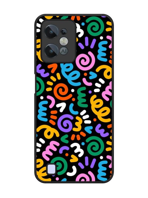 Colorful Seamless Vector Glossy Metal Phone Cover for Realme C31 Zapvi