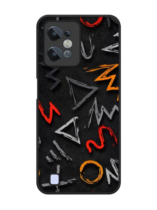 Grungy Graffiti Glossy Metal Phone Cover for Realme C31