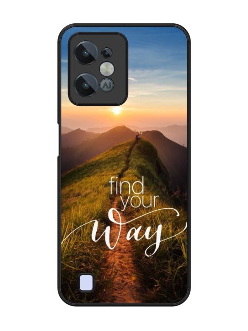 Find Your Way Glossy Metal Phone Cover for Realme C31