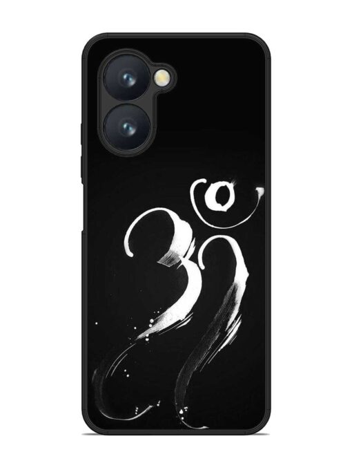 Om Logo Glossy Metal Phone Cover for Realme C33