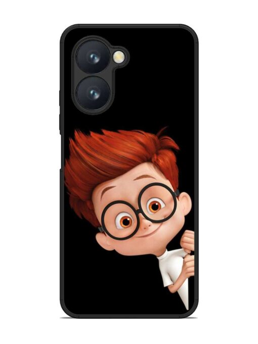 Smart Boy Cartoon Glossy Metal Phone Cover for Realme C33 Zapvi