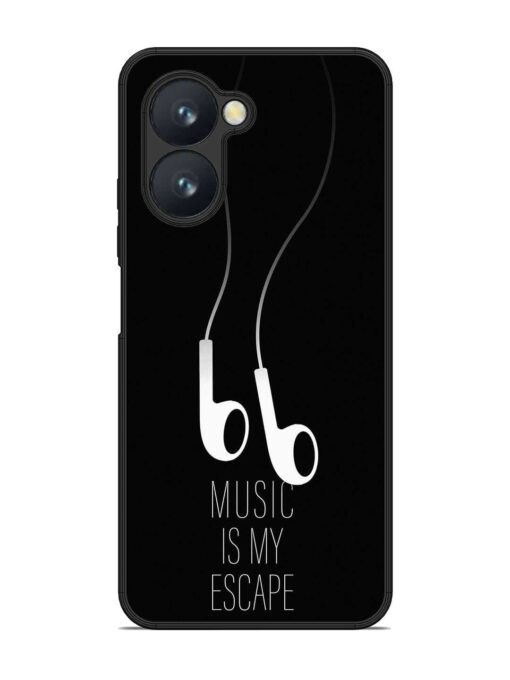 Music Is My Escape Glossy Metal Phone Cover for Realme C33