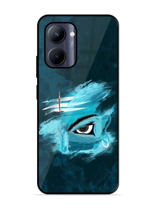 Lord Shiva Glossy Metal Phone Cover for Realme C33 (2023) Zapvi