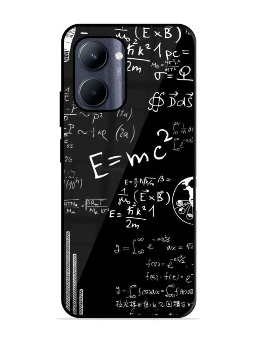 E=Mc2 Mass?Energy Equivalence Glossy Metal Phone Cover for Realme C33 (2023)