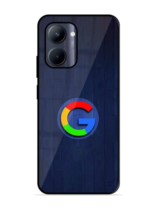 Google Logo Printed Glossy Metal TPU Phone Cover for Realme C33 (2023)