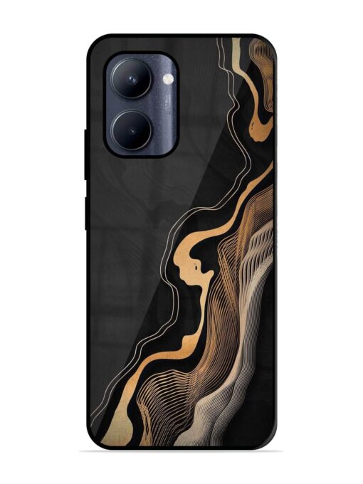 Abstract Art Glossy Metal TPU Phone Cover for Realme C33 (2023) Zapvi