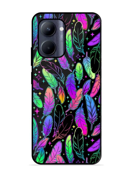 Bright Multi Colored Seamless Glossy Metal Phone Cover for Realme C33 (2023)