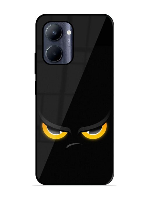 Scary Yellow Eye Glossy Metal TPU Phone Cover for Realme C33 (2023) Zapvi