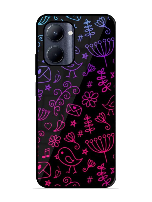 Cool Girly Glossy Metal Phone Cover for Realme C33 (2023)