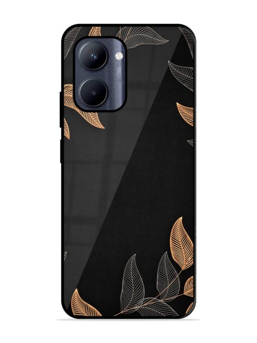 Foliage Art Glossy Metal Phone Cover for Realme C33 (2023) Zapvi