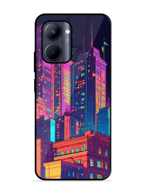 City View Glossy Metal Phone Cover for Realme C33 (2023) Zapvi