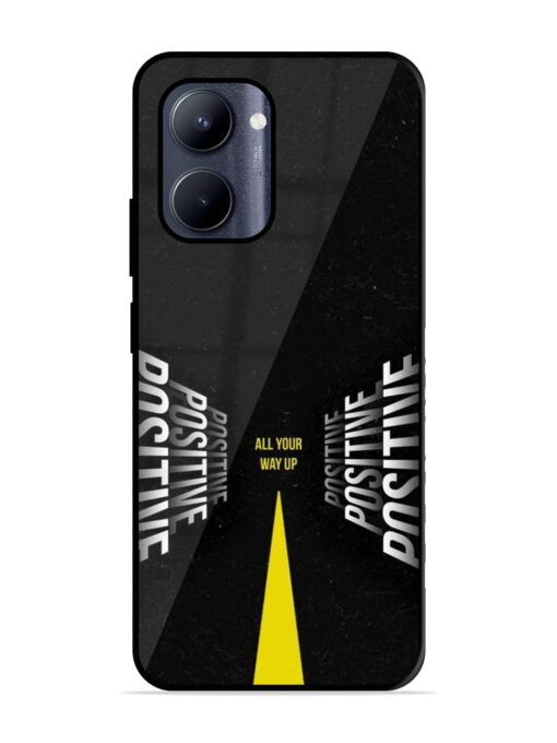 All Your Way Up Positive Glossy Metal Phone Cover for Realme C33 (2023) Zapvi