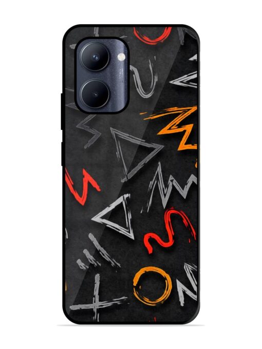 Grungy Graffiti Glossy Metal Phone Cover for Realme C33 (2023) Zapvi