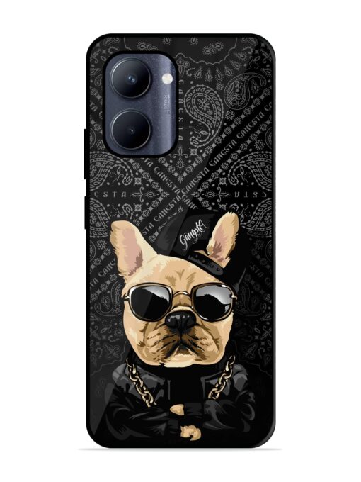 Gangsta Cool Sunmetales Dog Glossy Metal Phone Cover for Realme C33 (2023)