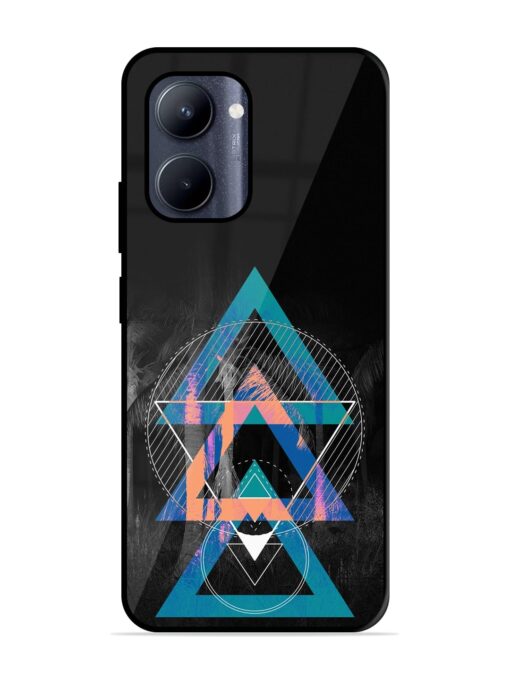 Indie Cross Glossy Metal Phone Cover for Realme C33 (2023)