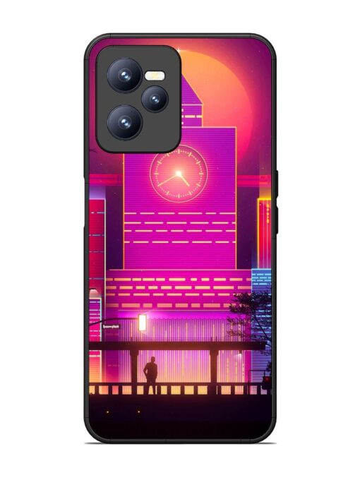 Clock Tower Glossy Metal TPU Phone Cover for Realme C35