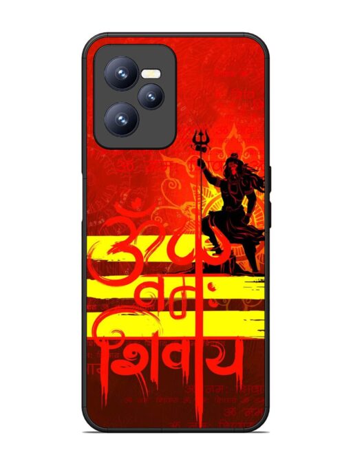 Illustration Lord Shiva Glossy Metal TPU Phone Cover for Realme C35