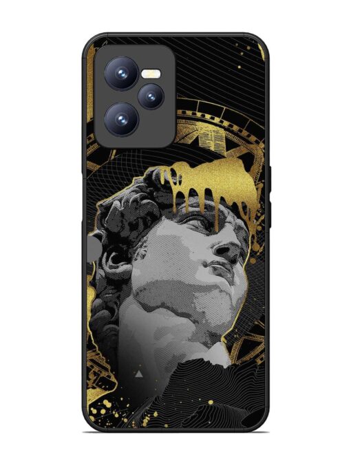 Roman Face Glossy Metal Phone Cover for Realme C35 Zapvi