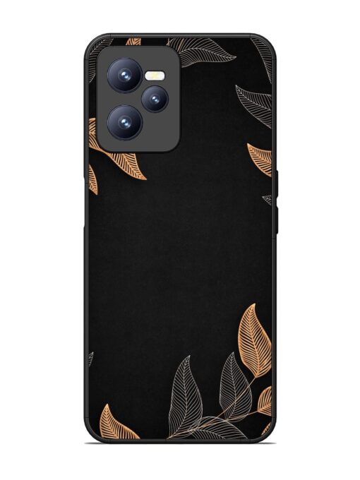 Foliage Art Glossy Metal Phone Cover for Realme C35