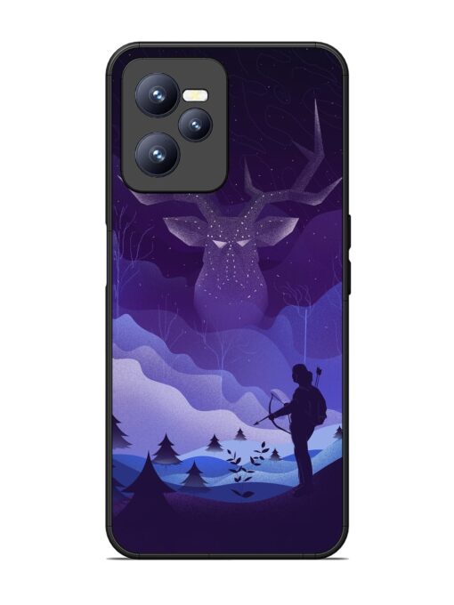 Deer Forest River Glossy Metal Phone Cover for Realme C35 Zapvi