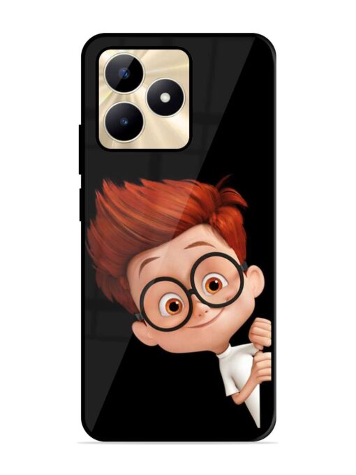 Smart Boy Cartoon Glossy Metal Phone Cover for Realme C51