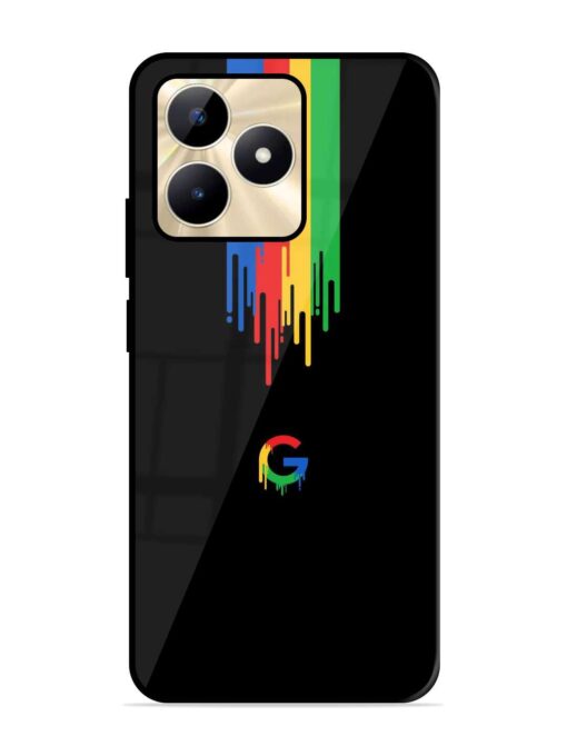 Google Logo Glossy Metal Phone Cover for Realme C51