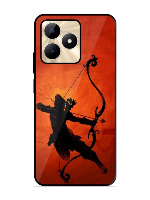 Illustration Lord Rama Glossy Metal Phone Cover for Realme C51