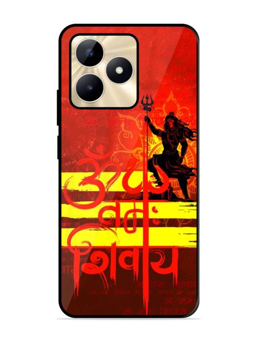 Illustration Lord Shiva Glossy Metal TPU Phone Cover for Realme C51