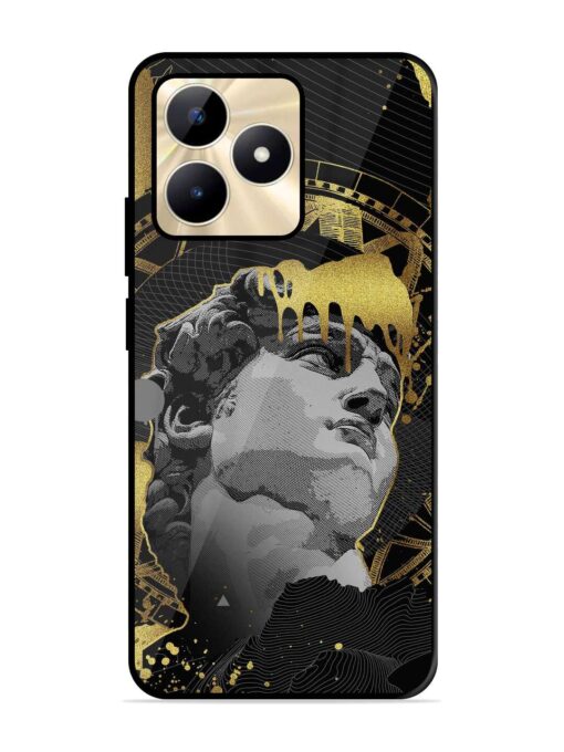 Roman Face Glossy Metal Phone Cover for Realme C51 Zapvi